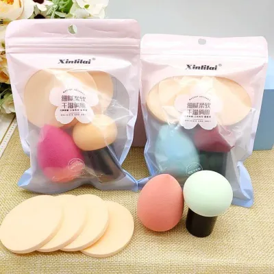 6pcs Make Up Beauty Blender Sponge Puff Set 